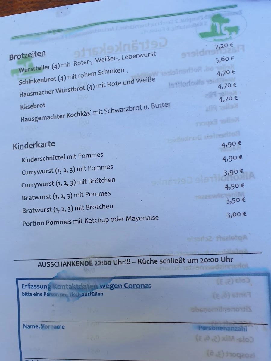 Speisekarte photo 5