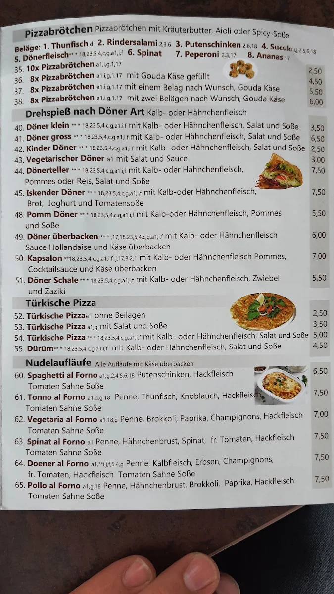 Speisekarte photo 2