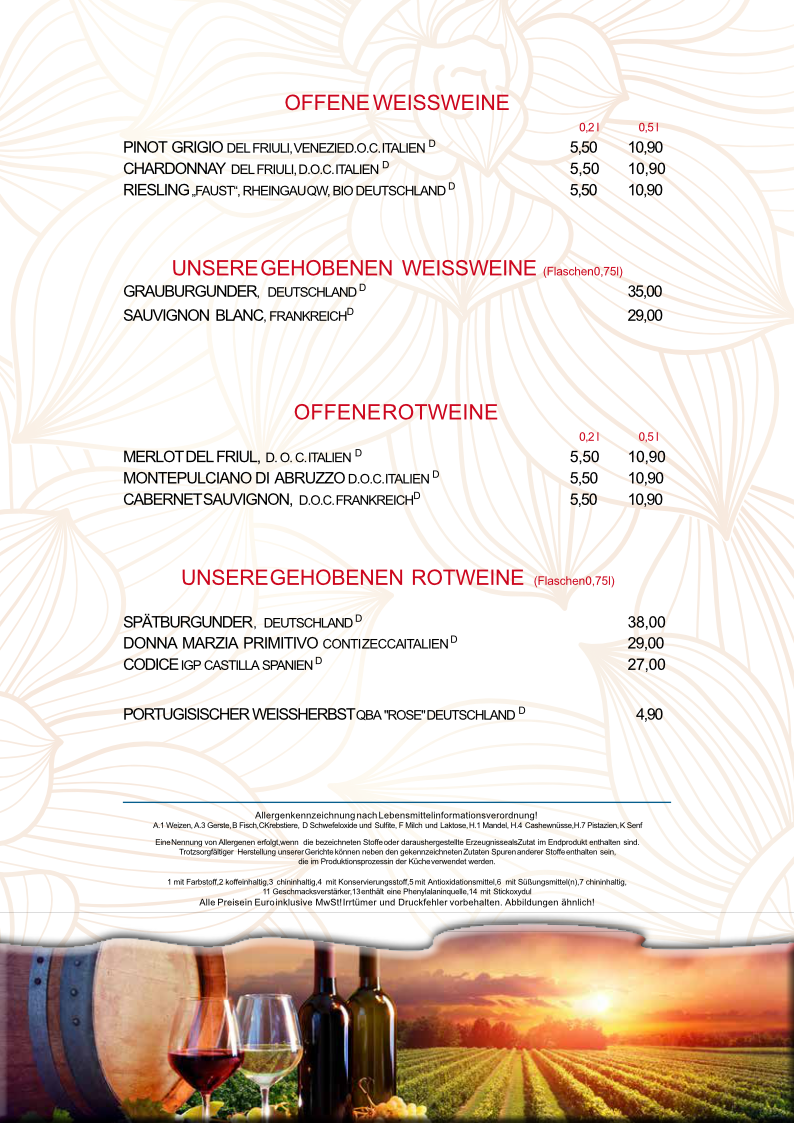 Speisekarte photo 3