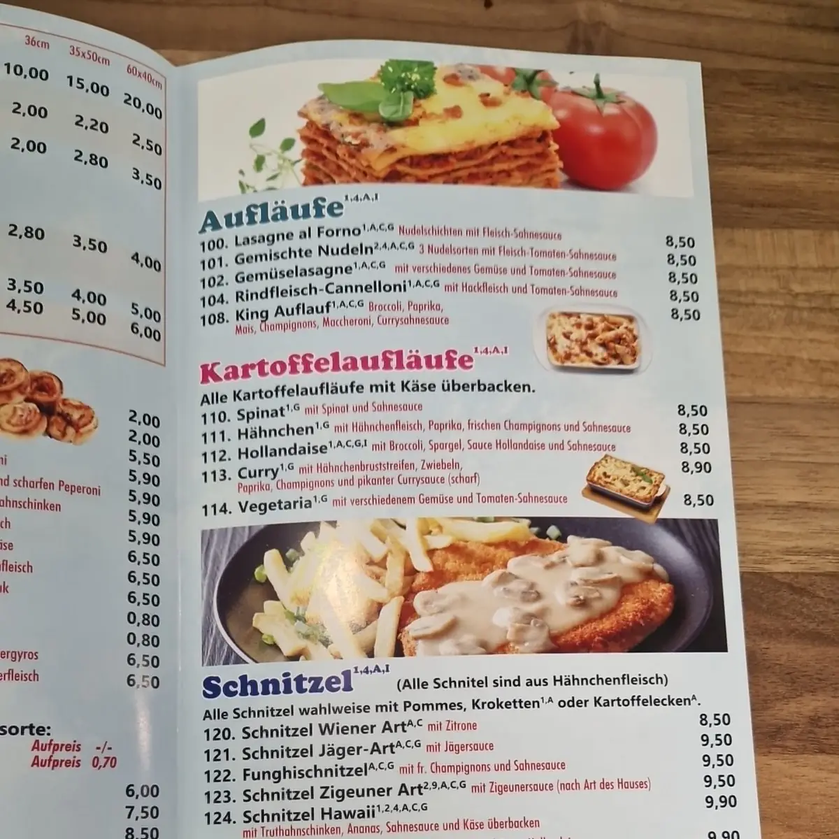 Speisekarte photo 3