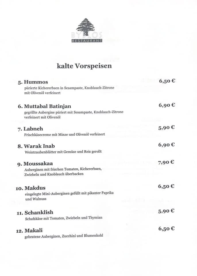Speisekarte photo 3