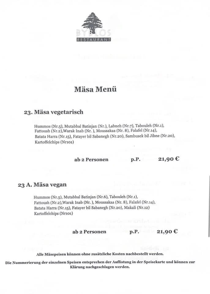 Speisekarte photo 4
