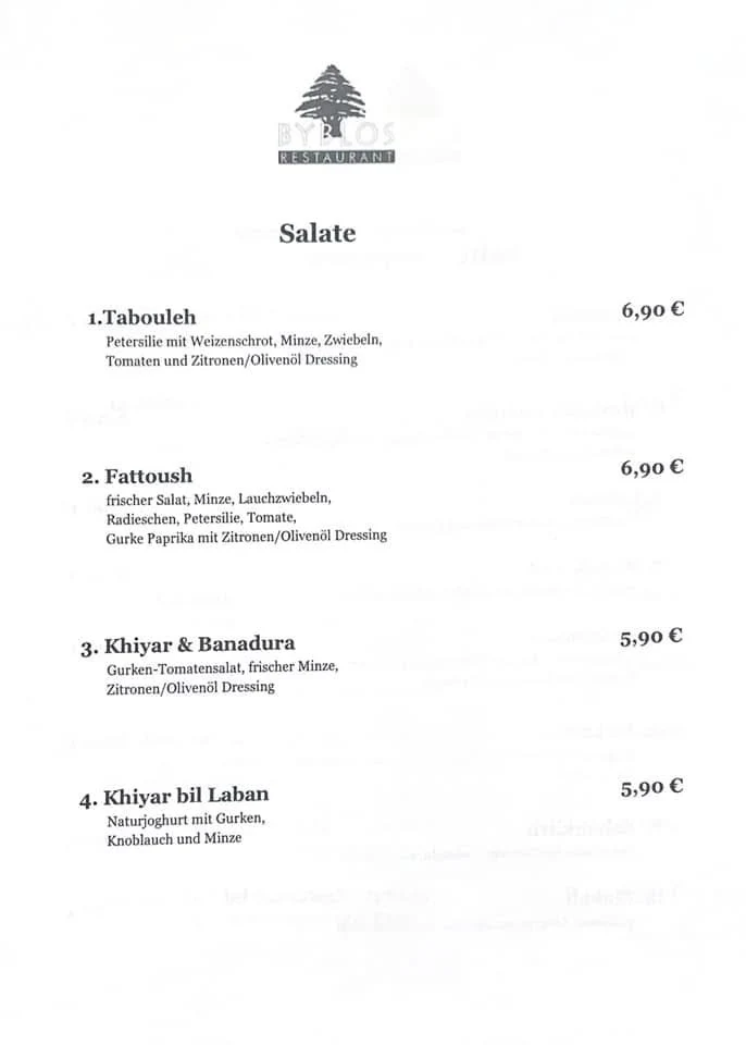 Speisekarte photo 5