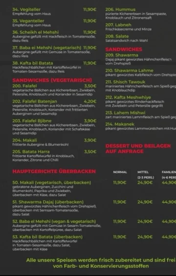 Speisekarte photo 7