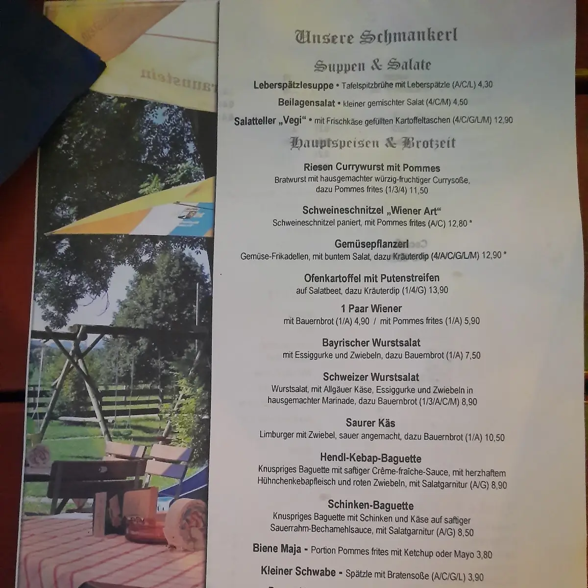 Speisekarte photo 2