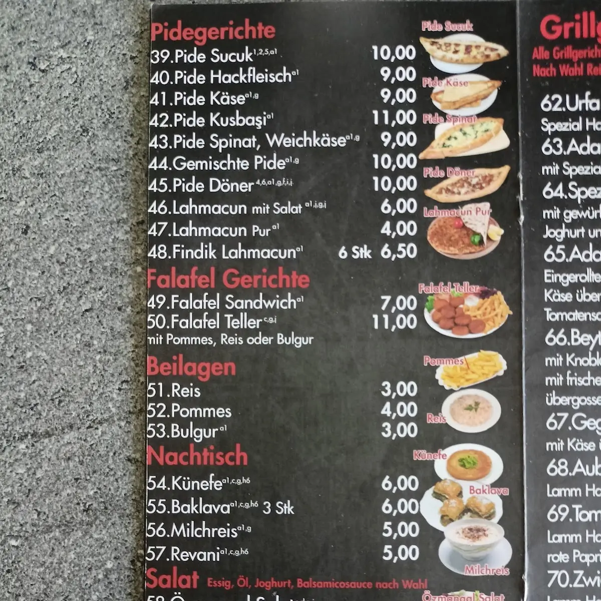 Speisekarte photo 8
