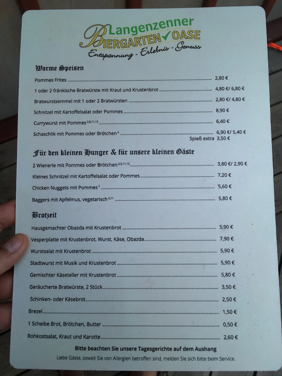 Speisekarte photo 5