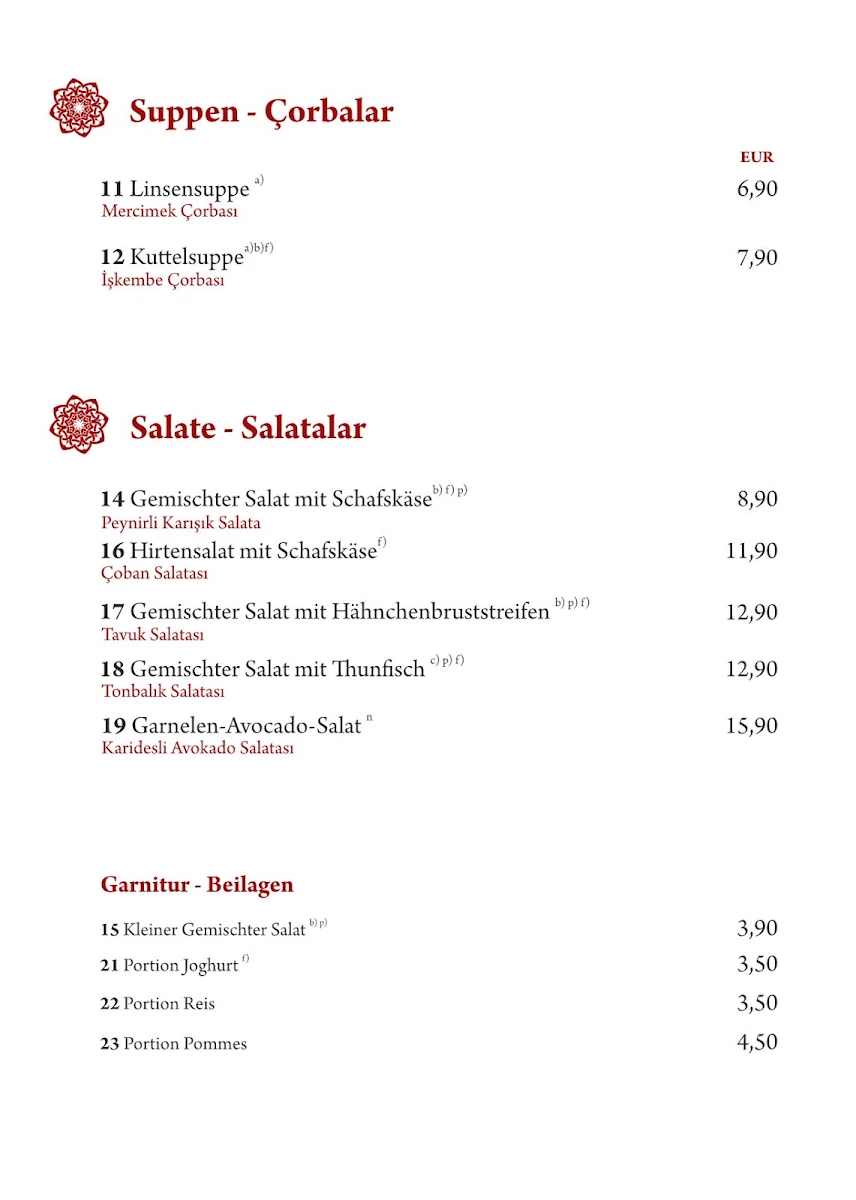 Speisekarte photo 7