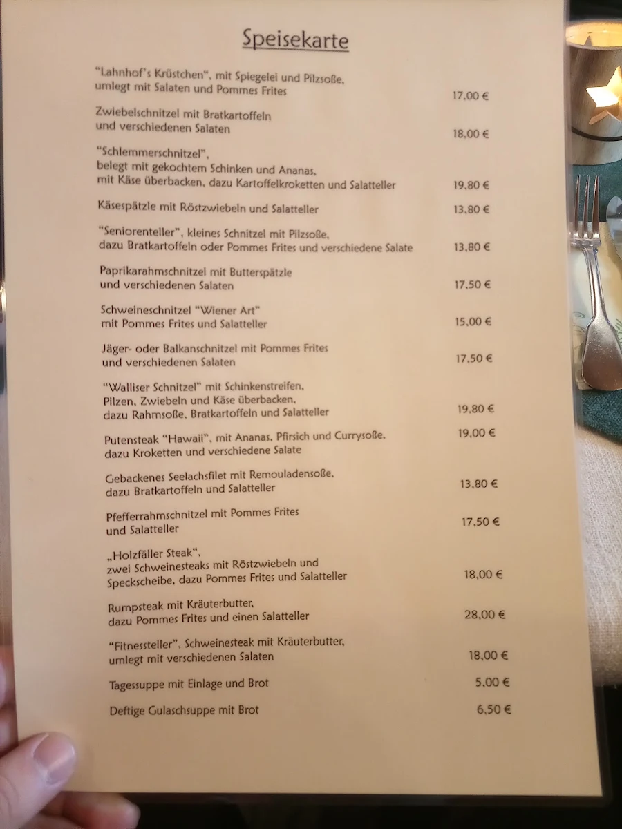 Speisekarte photo 2