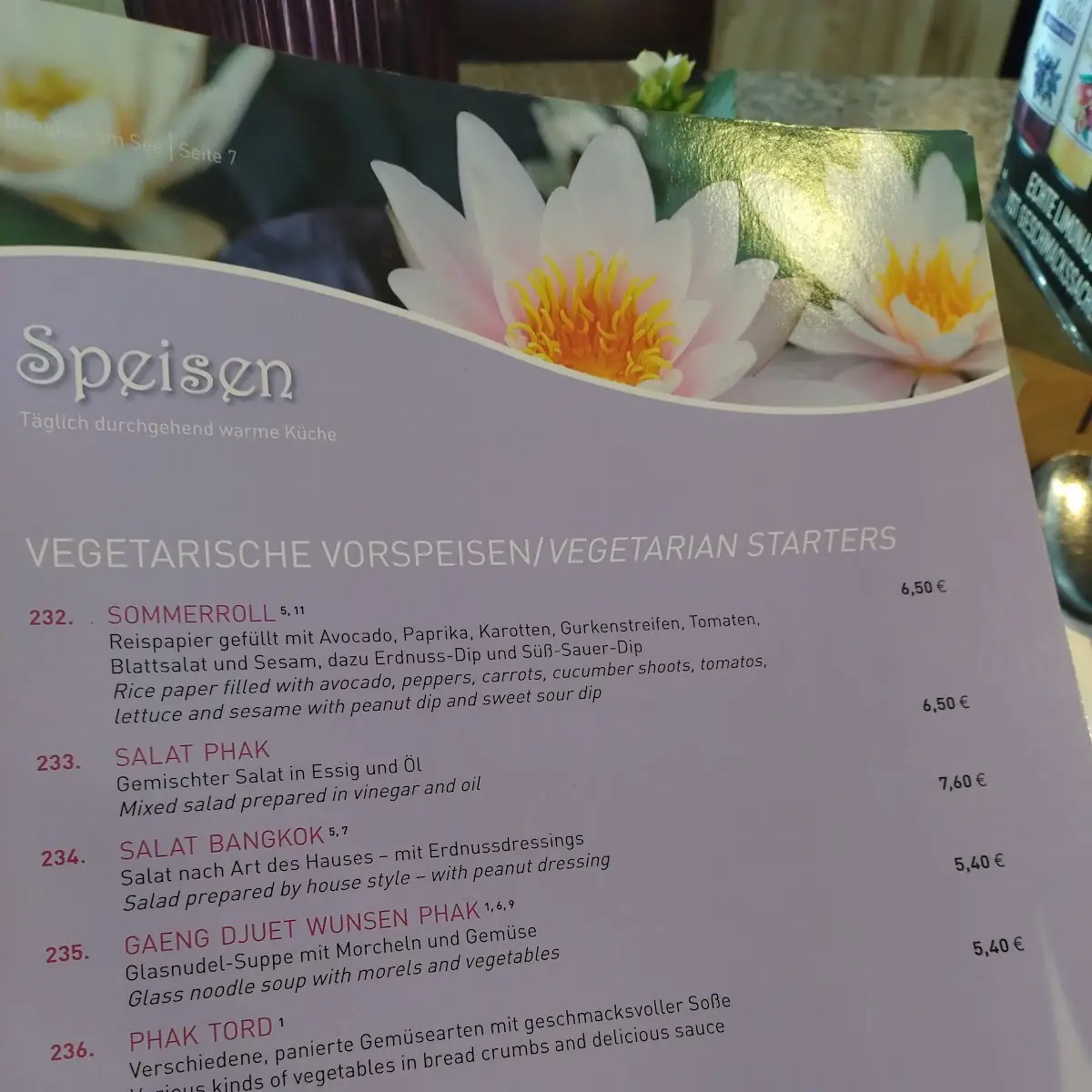 Speisekarte photo 5