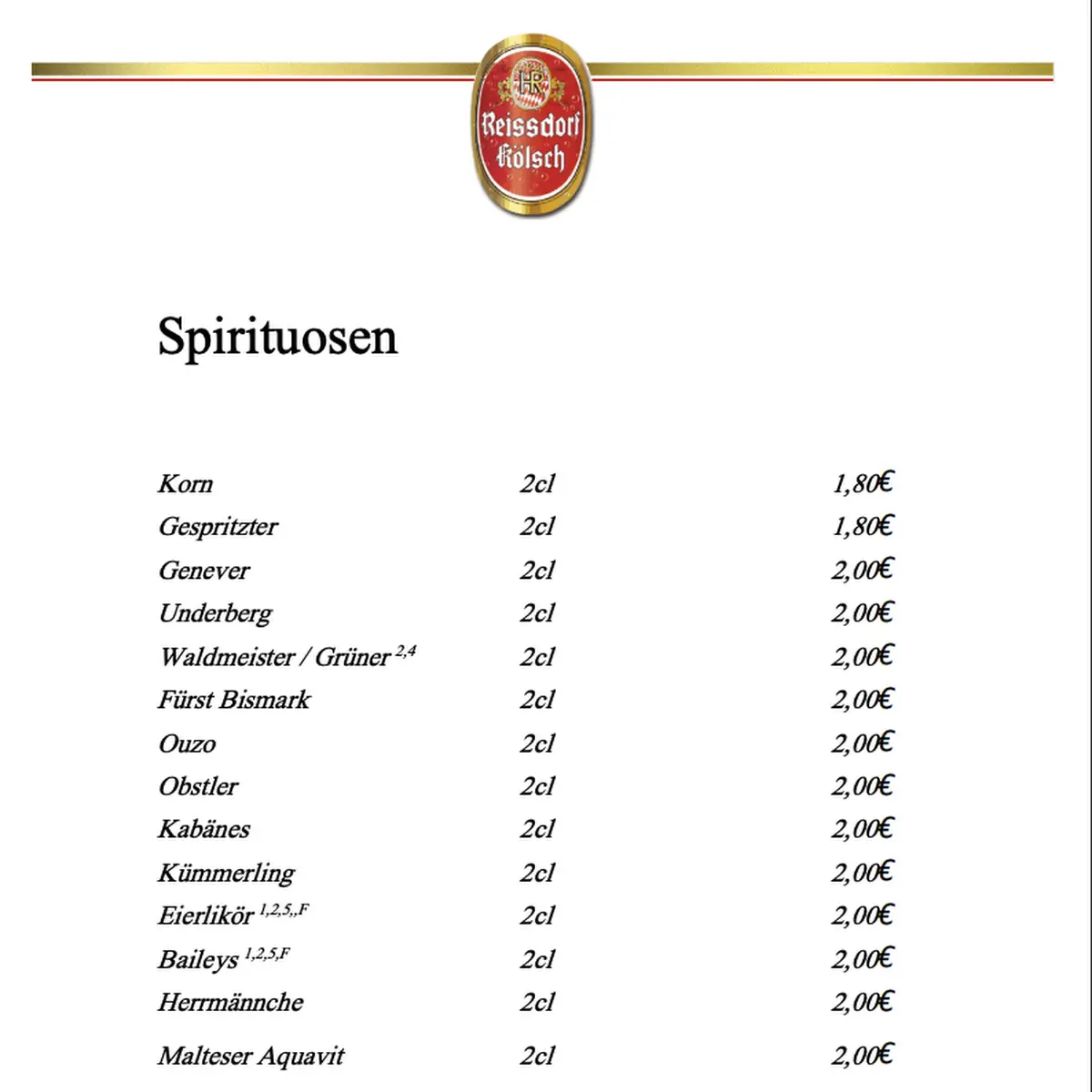 Speisekarte photo 5