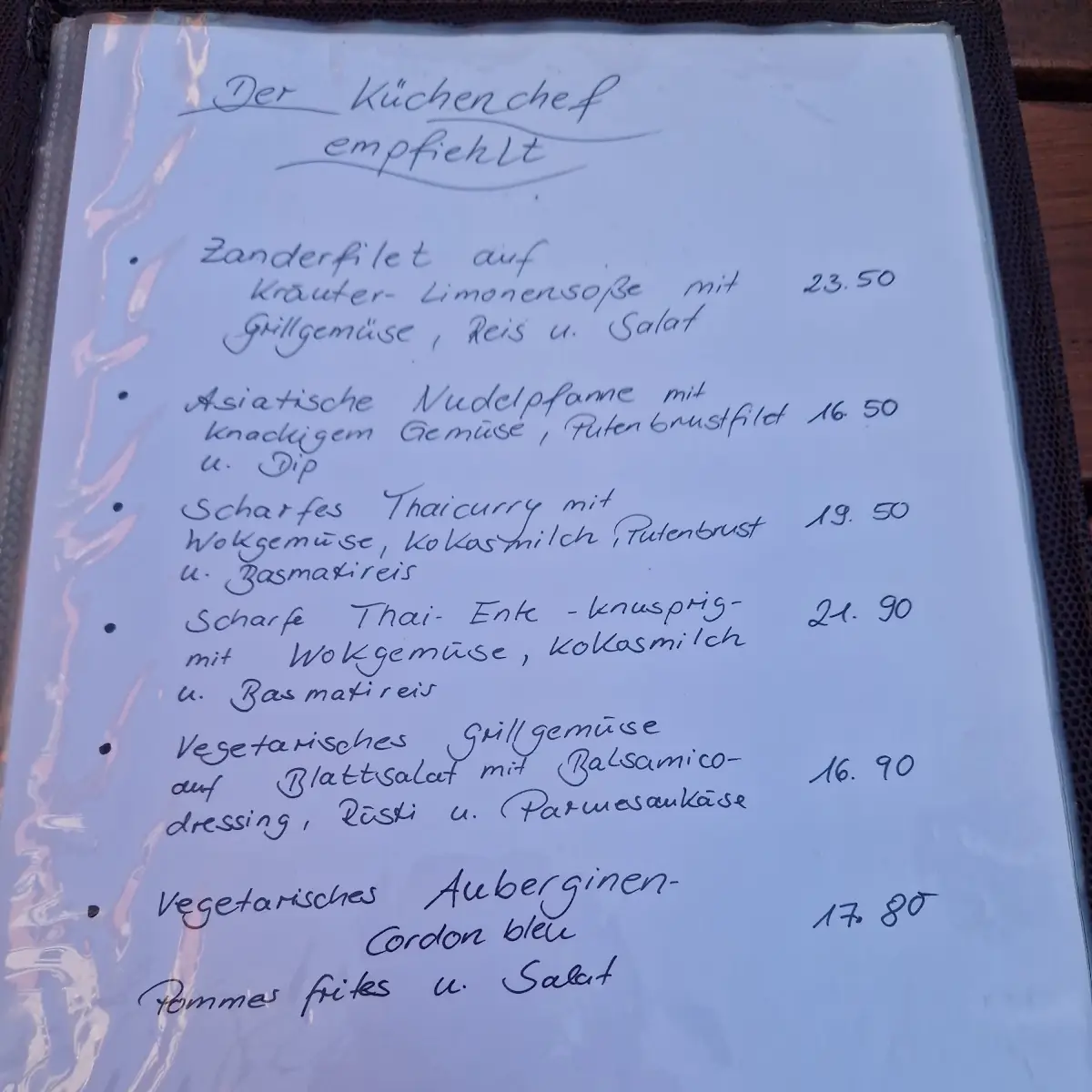 Speisekarte photo 1