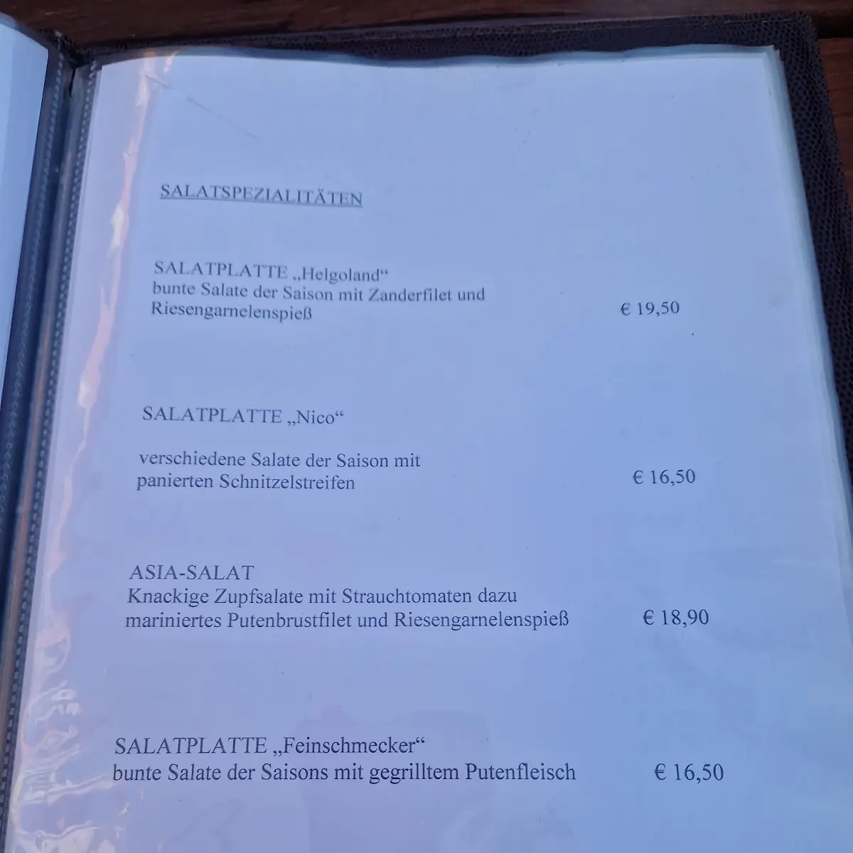 Speisekarte photo 3