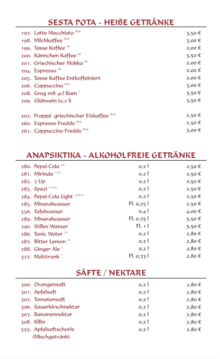 Speisekarte photo 5