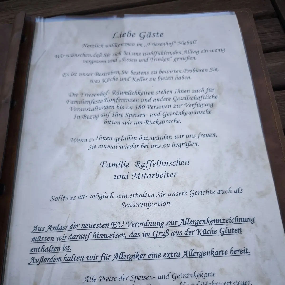 Speisekarte photo 3