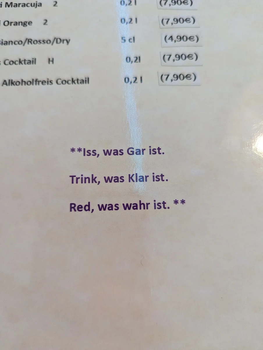 Speisekarte photo 6