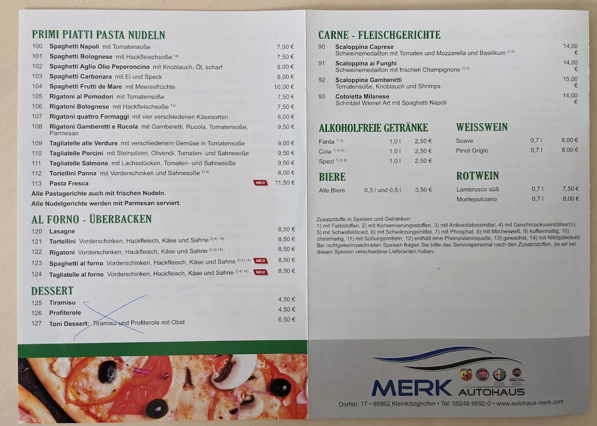 Speisekarte photo 1