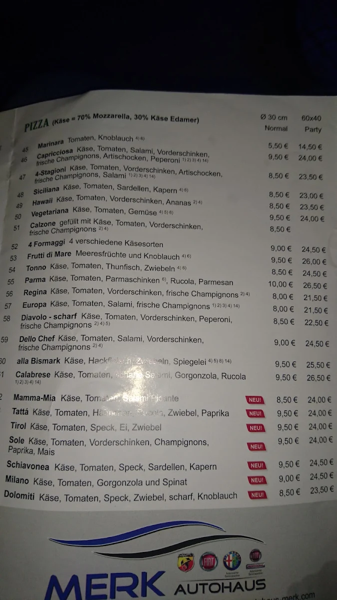 Speisekarte photo 4