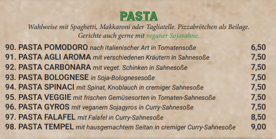 Speisekarte photo 6