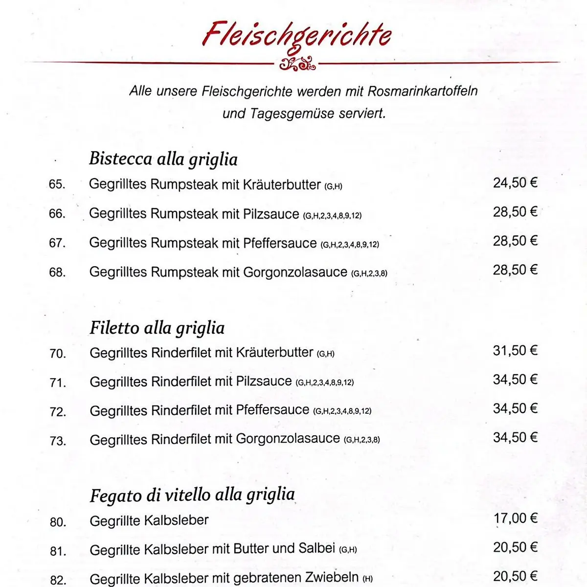 Speisekarte photo 9