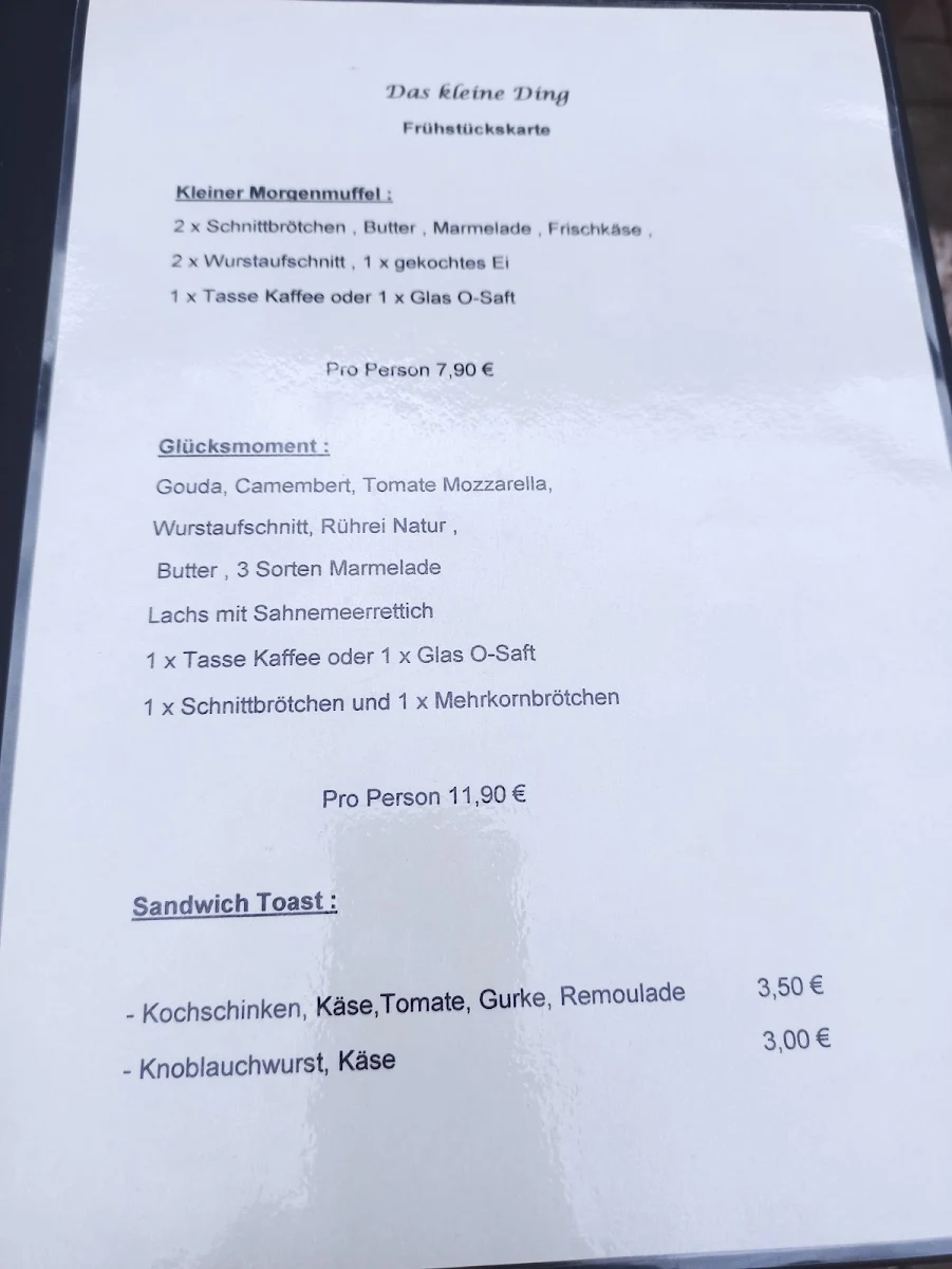 Speisekarte photo 1