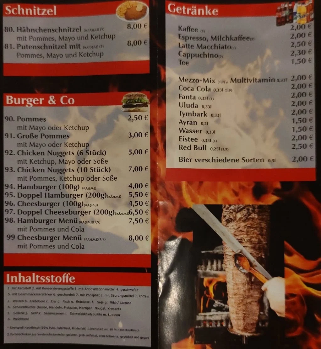 Speisekarte photo 3