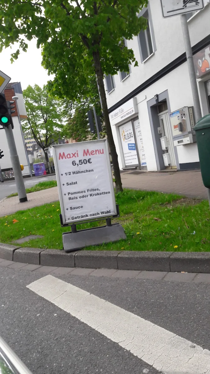 Speisekarte, Gockelfuß