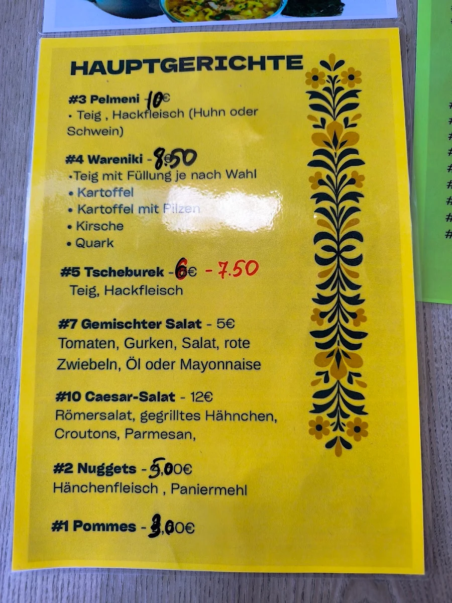 Speisekarte photo 5