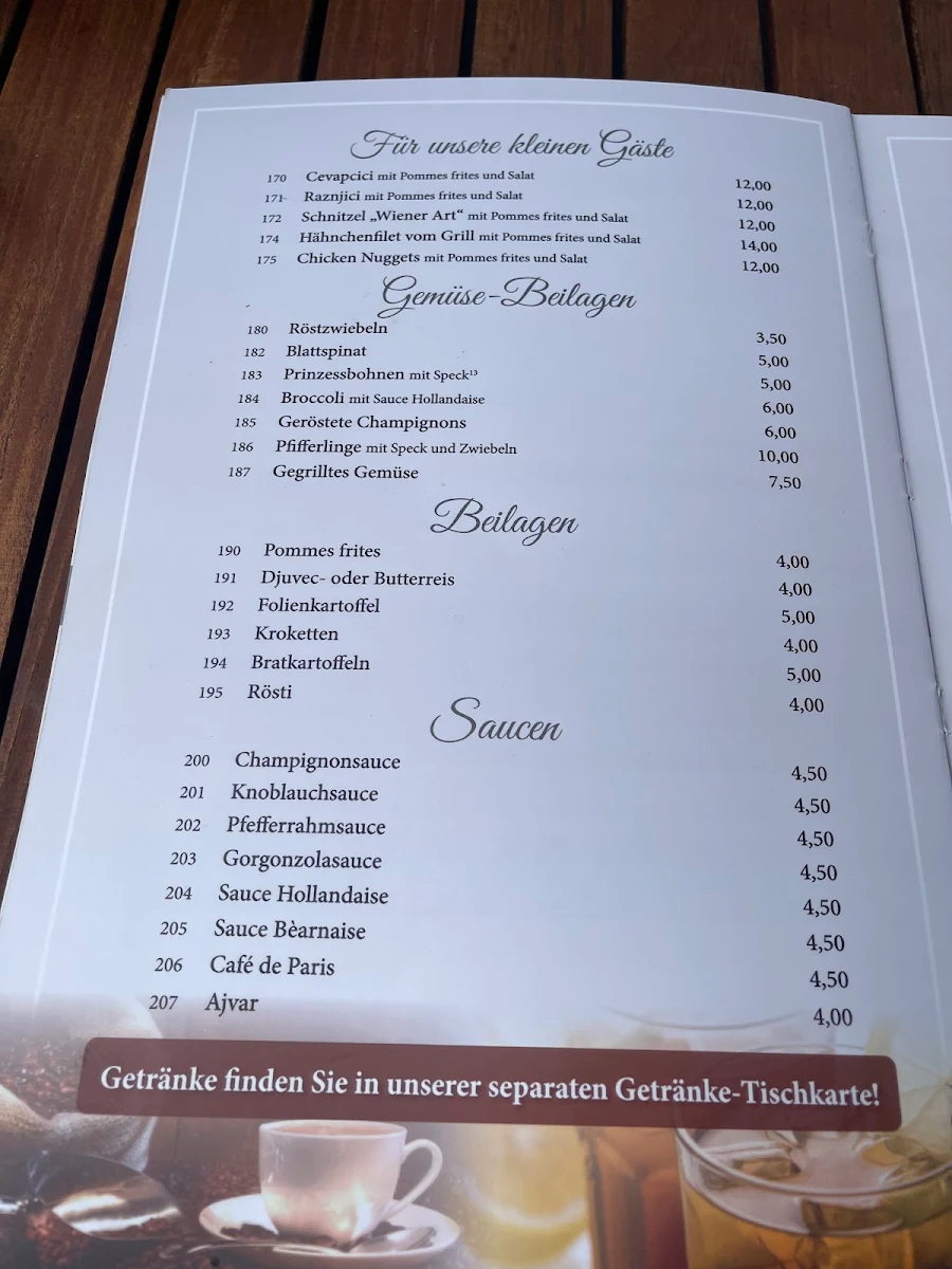 Speisekarte photo 2