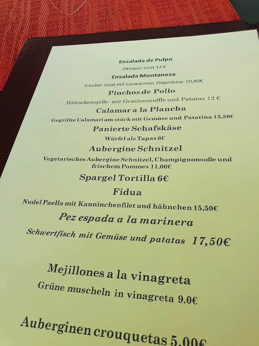 Speisekarte photo 2