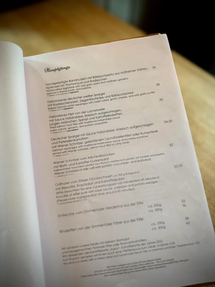 Speisekarte photo 2