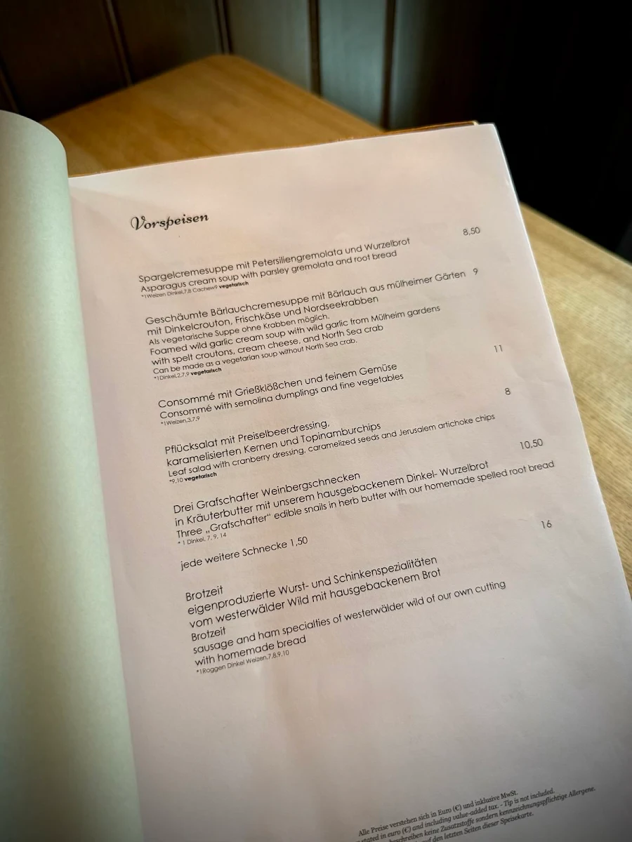 Speisekarte photo 3