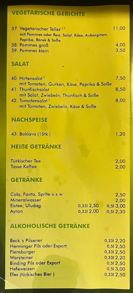 Speisekarte photo 2