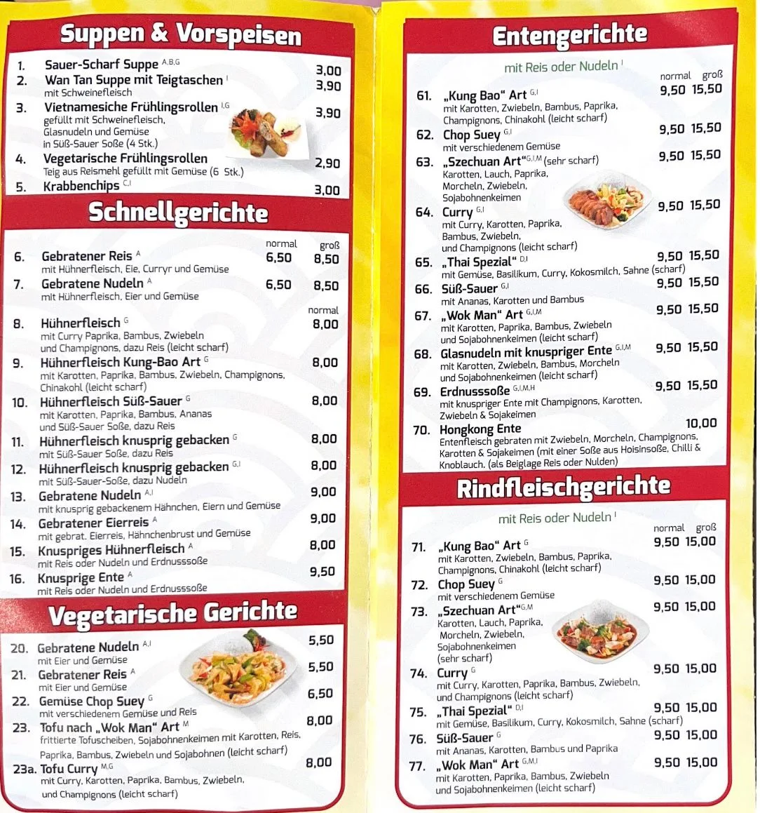 Speisekarte photo 1