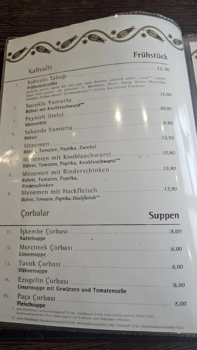 Speisekarte photo 1