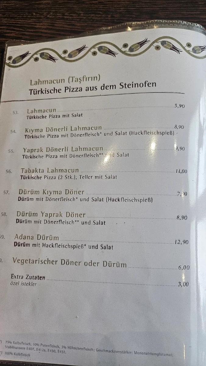 Speisekarte photo 2