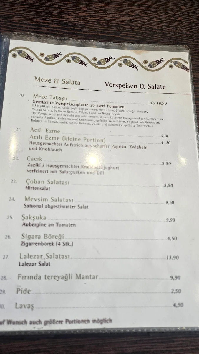 Speisekarte photo 3