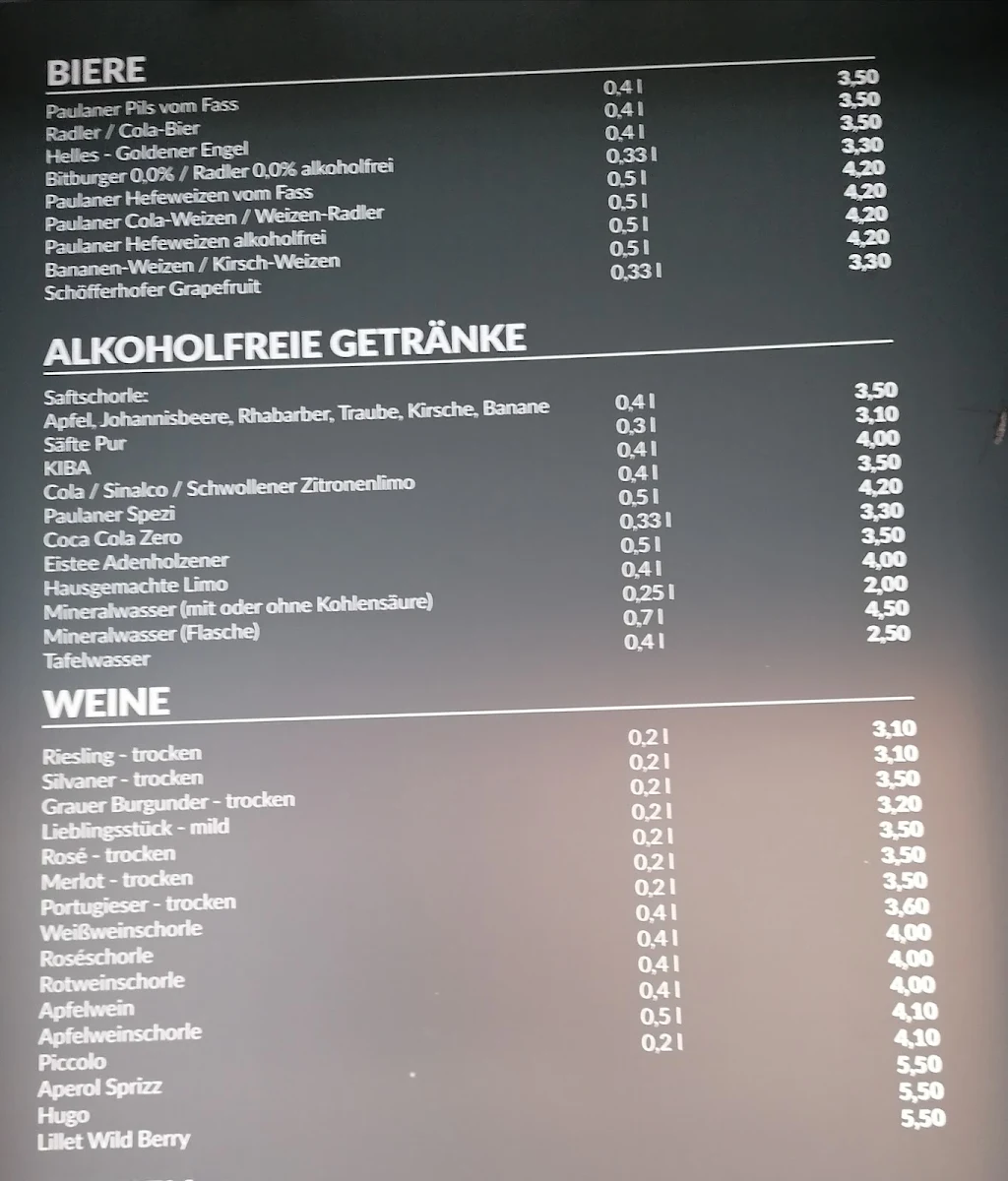 Speisekarte photo 2