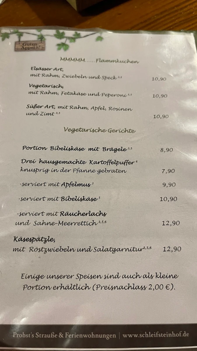 Speisekarte photo 5