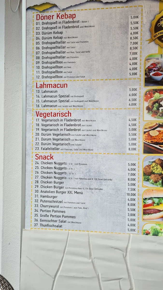 Speisekarte photo 2