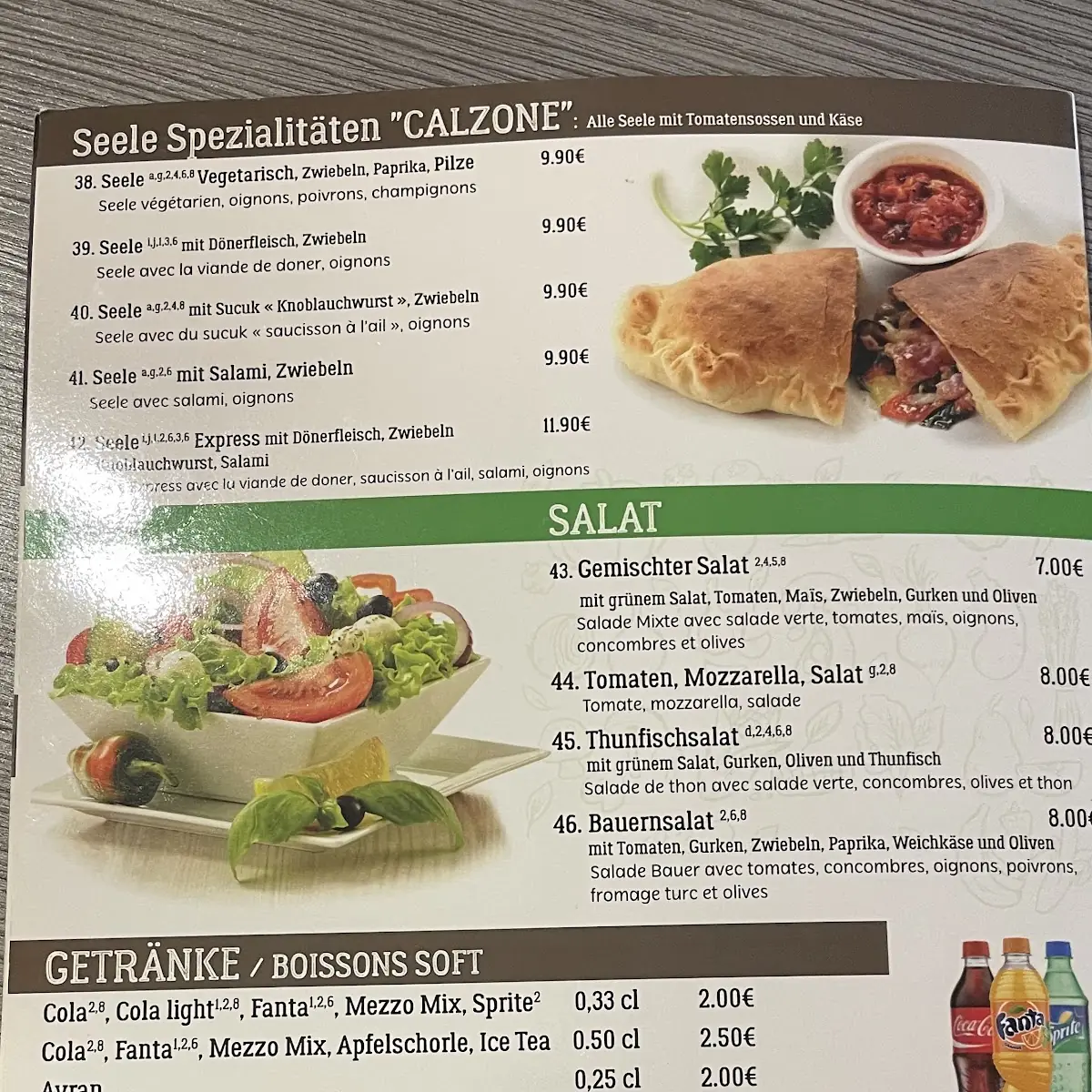 Speisekarte photo 2