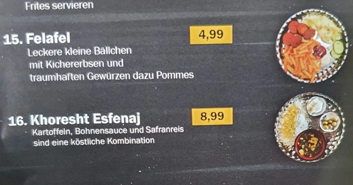 Speisekarte photo 3