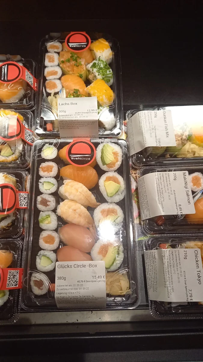 Speisekarte, Sushi Circle