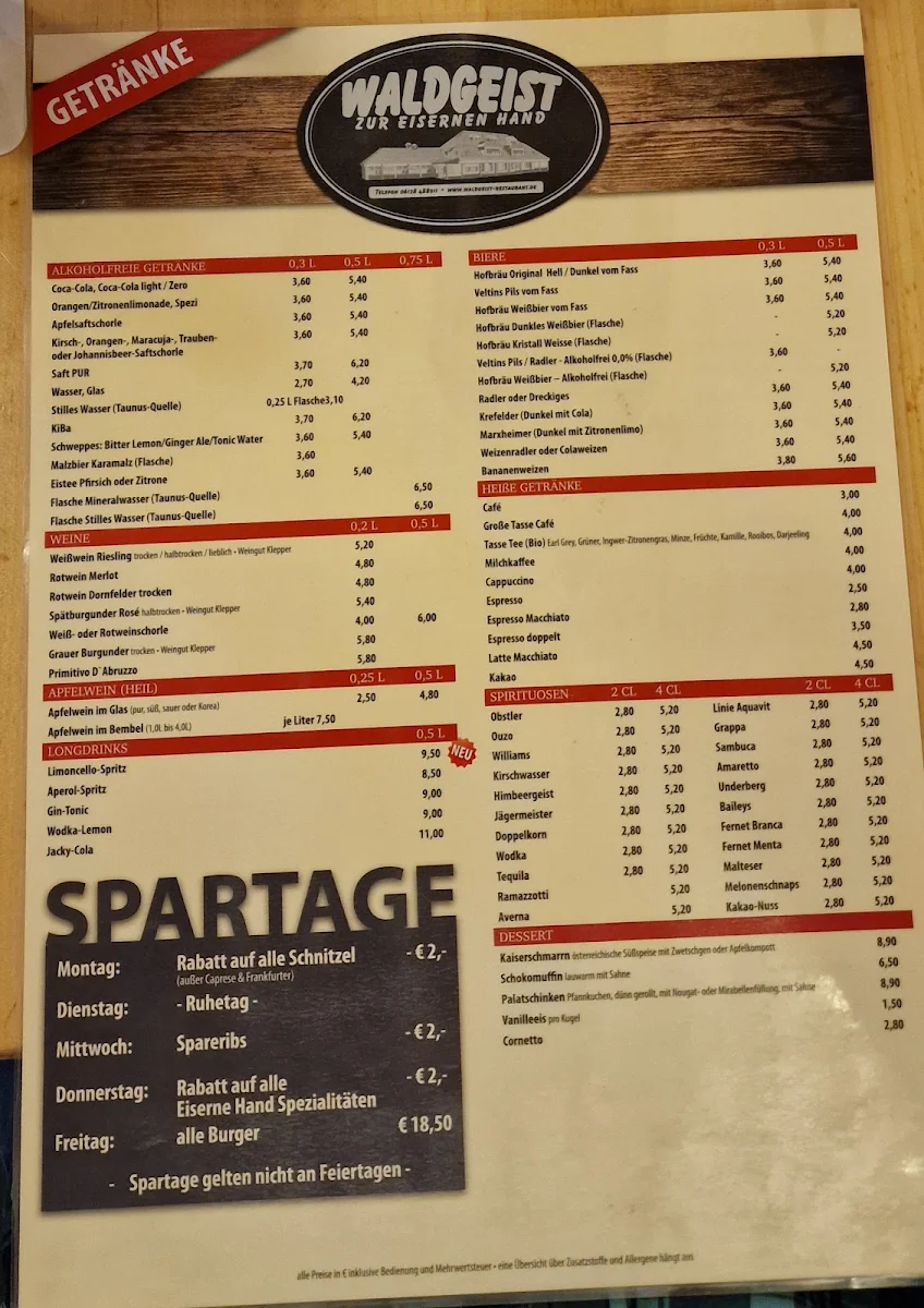 Speisekarte photo 6