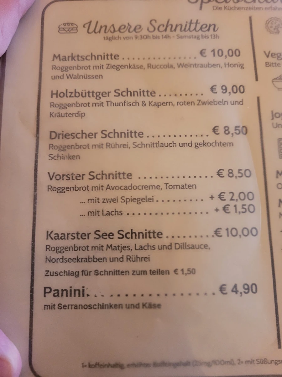 Speisekarte photo 2