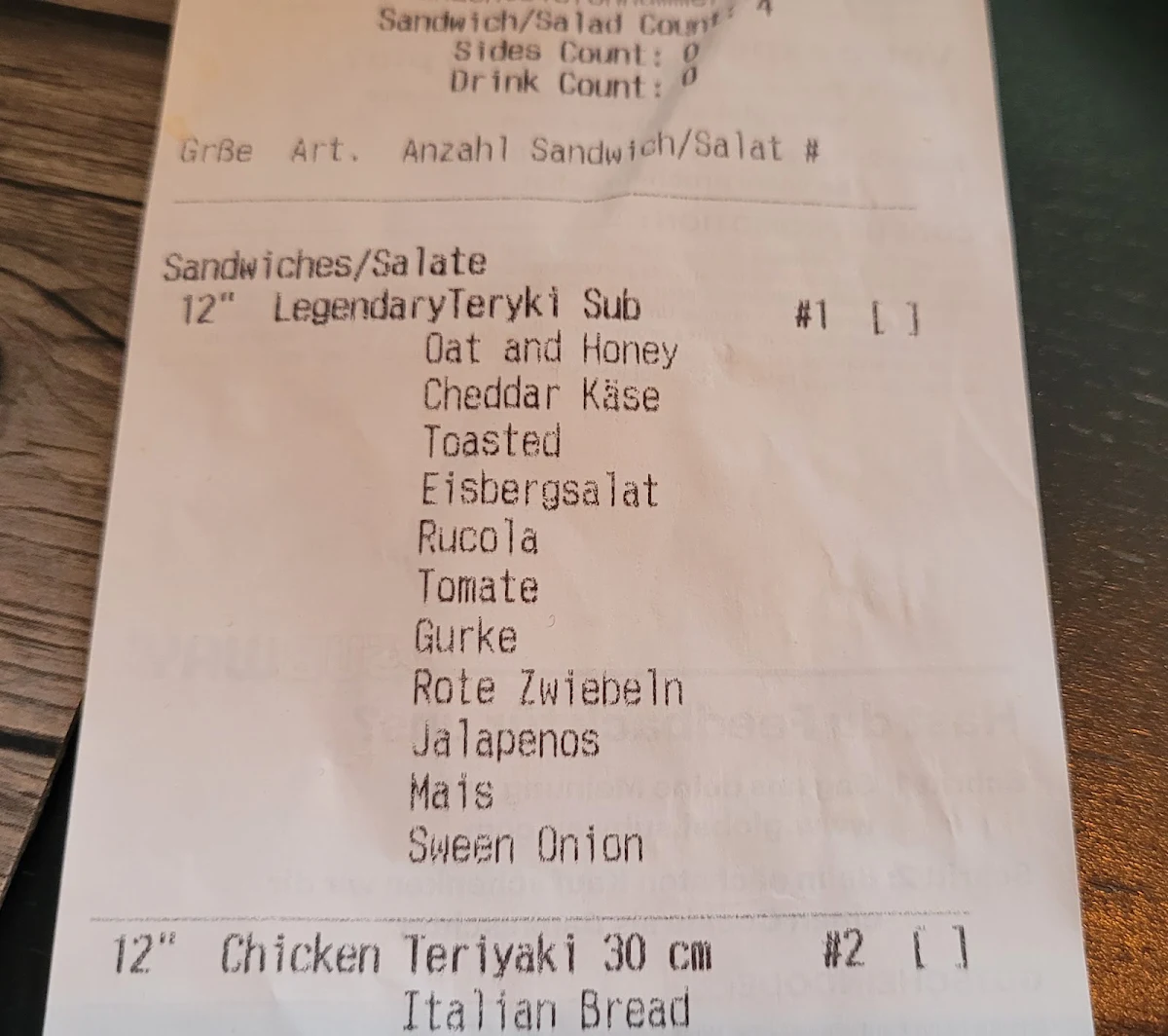 Speisekarte photo 3