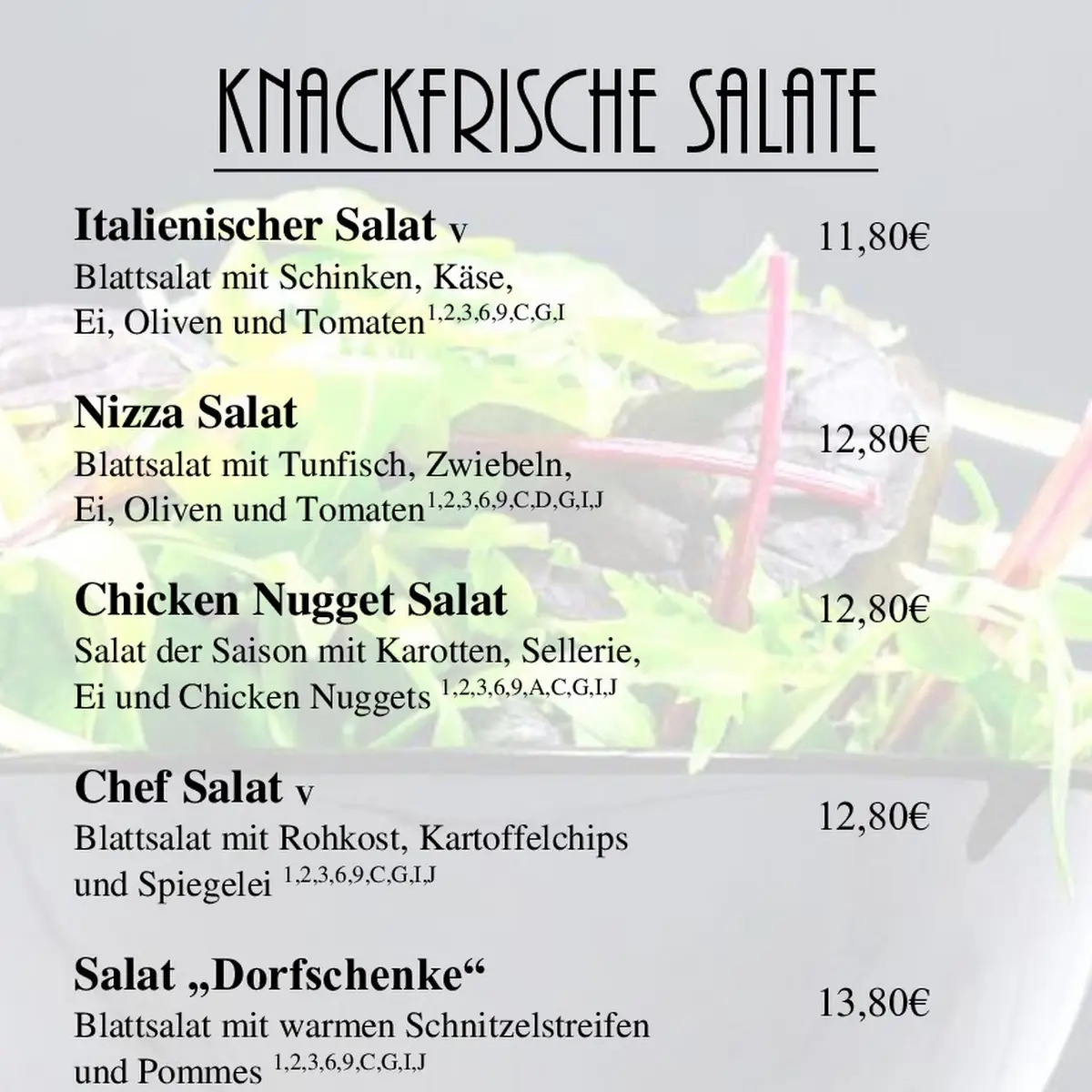 Speisekarte photo 2