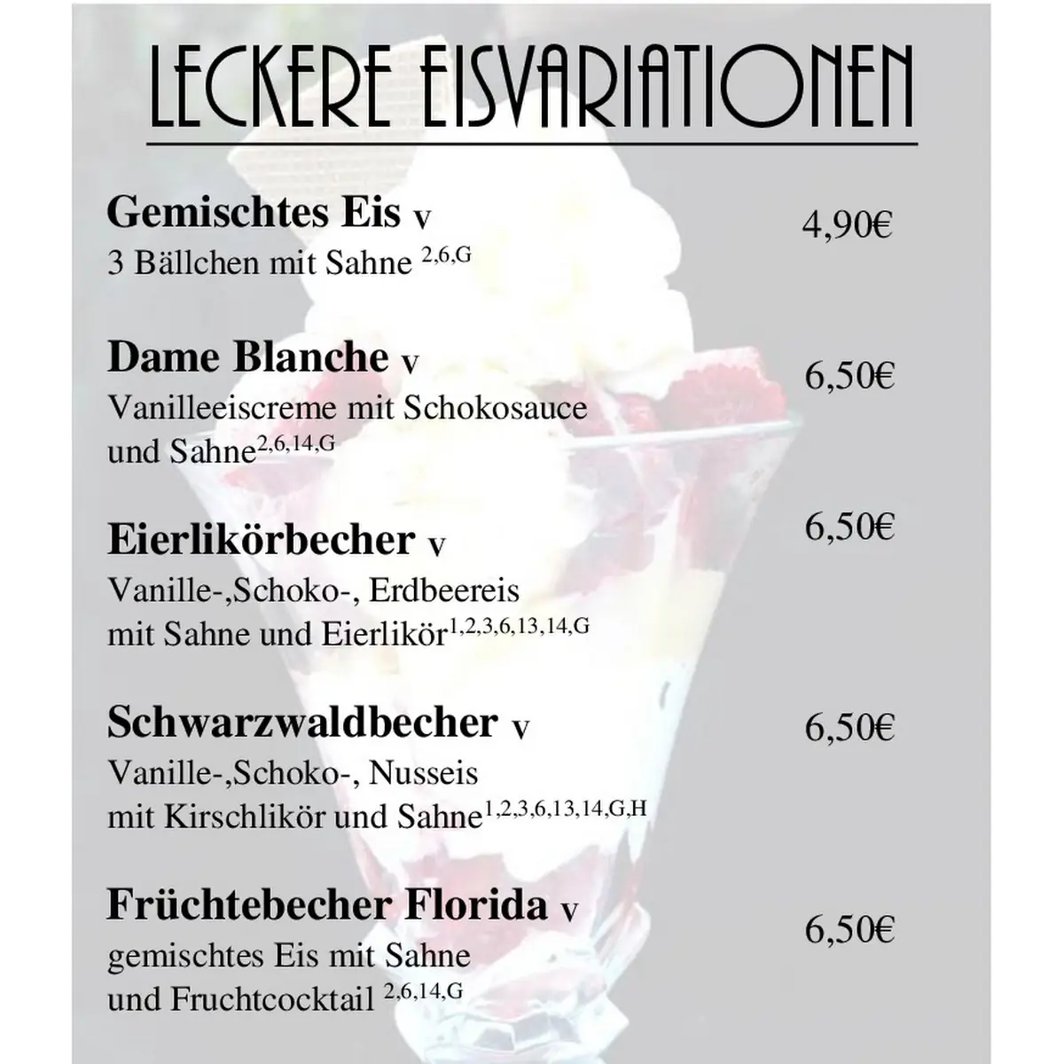 Speisekarte photo 6
