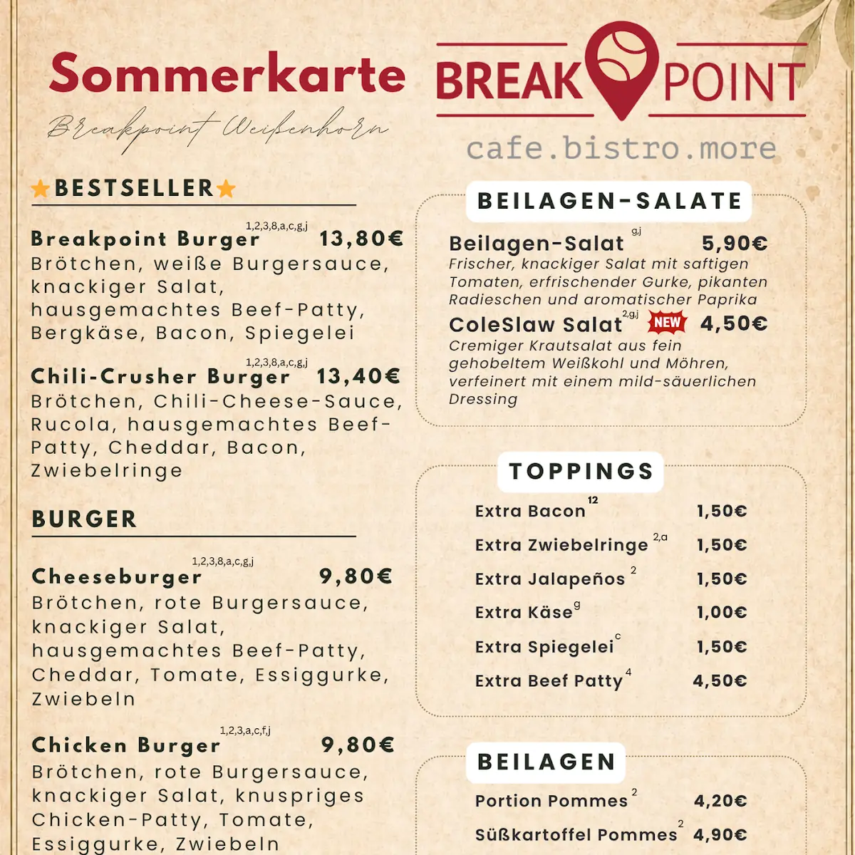 Speisekarte photo 1