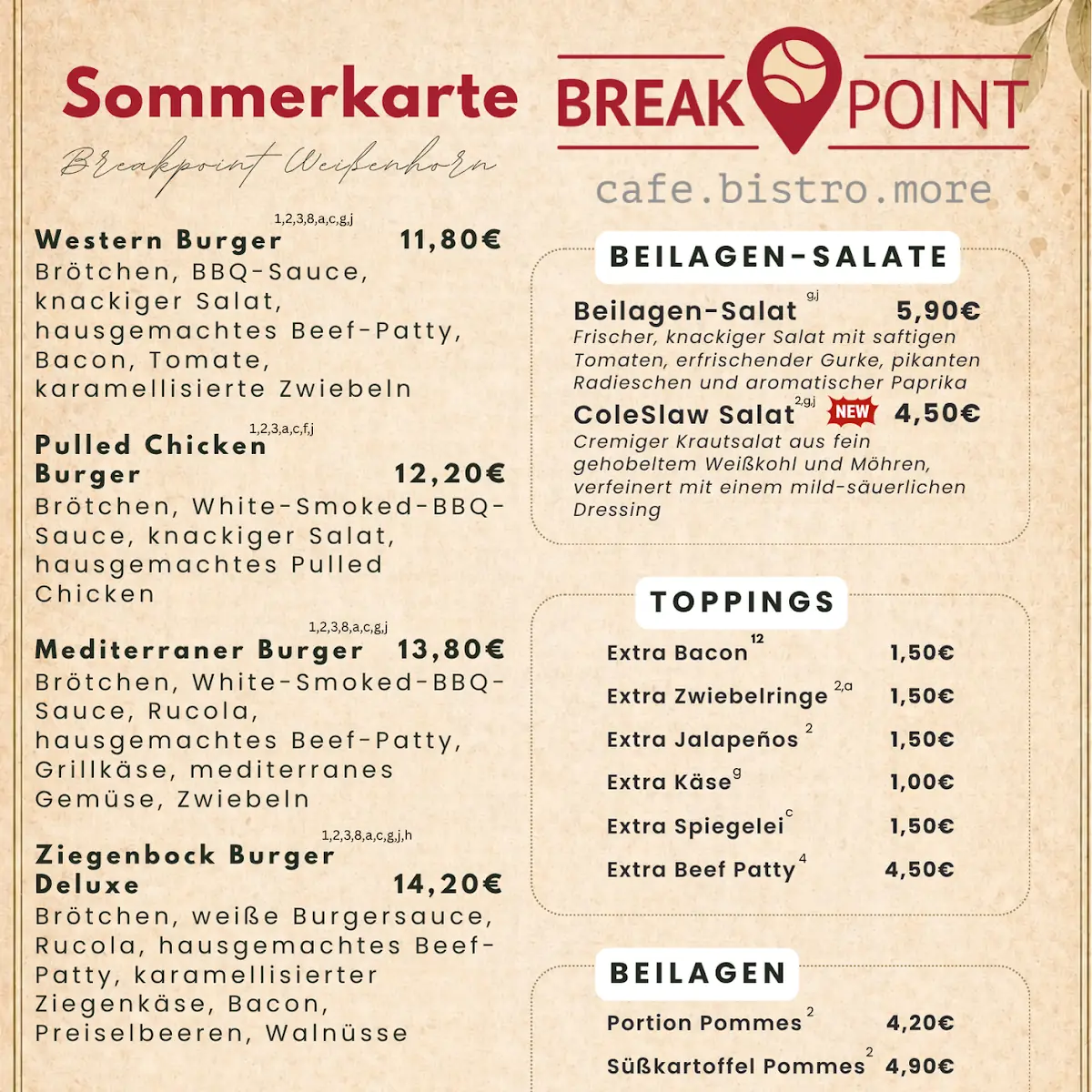 Speisekarte photo 4